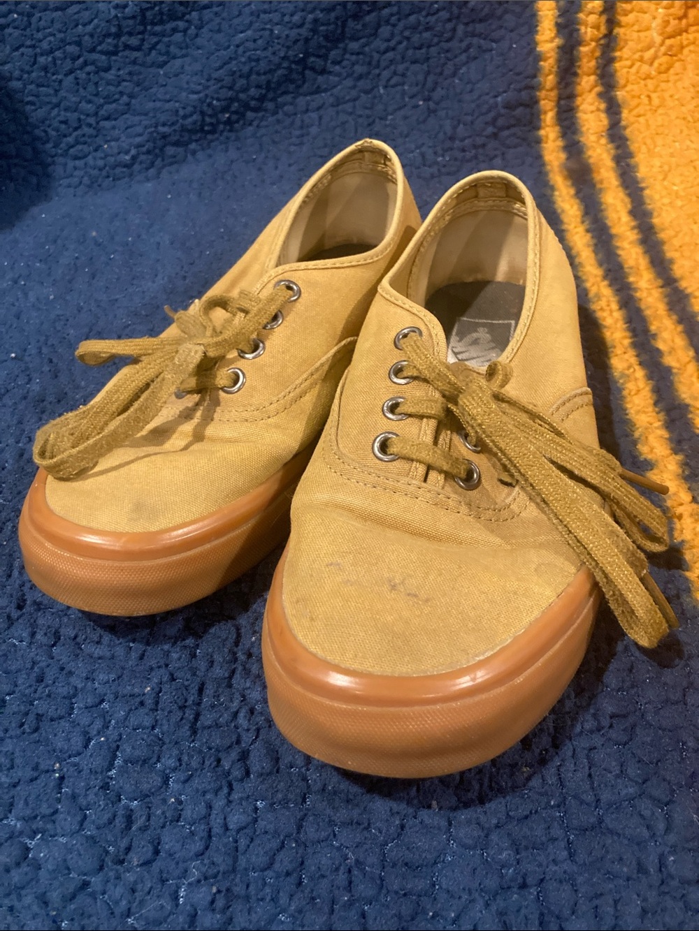 Vans Classic Low-Top Sneakers in Mustard Yellow